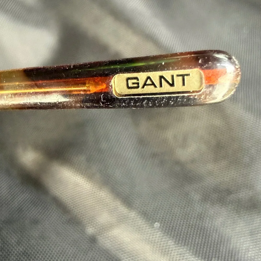 Gant Eyeglasses Unisex OS‎ Black Tortoise Excellent Rectangular Designer Frames